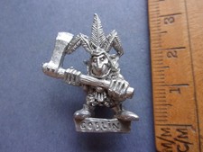 Forest goblin warrior with - warrior, axe