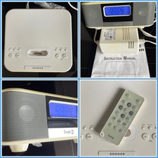 Logic 3: MIP192 iPod Docking Station, Alarm Clock, AM/FM Radio, inc Remote, USED