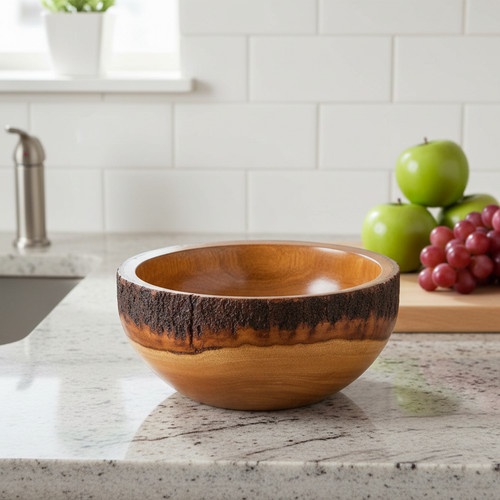 Solid natural round fair - solid,