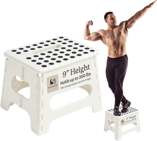 Folding step stool - step, –