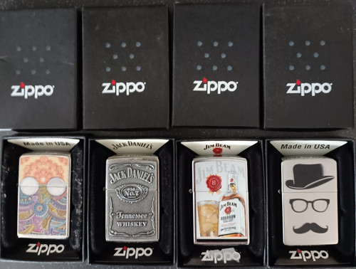 Zippo pocket lighters set - set, 4