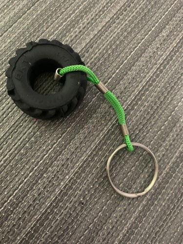 Bkt tires advertising keychain - tires,