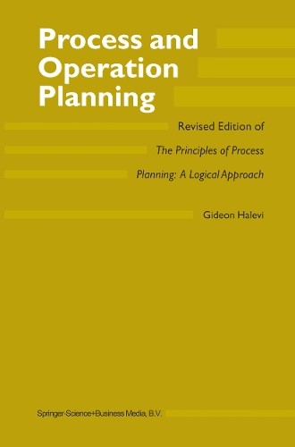 Process and operation planning - operation,