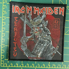 IRON MAIDEN SENJUTSU SAMURAI WOVEN SEW ON PACKED PATCH OFFICIALLY LICENSED