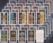 GALLAHER-FULL SET- ARMY BADGES 1939 (48 CARDS) EXCELLENT+++