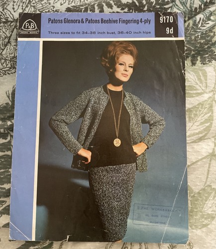 Vintage original patons - p&b,
