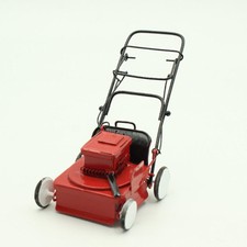 Dollhouse Miniature Lawn Mower Educational Toys Power Lawnmower Red Rustproof