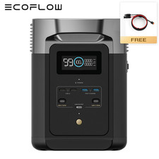 ECOFLOW DELTA 2 Portable LFP Power Station 1024Wh X-boost 2400W Solar Generator
