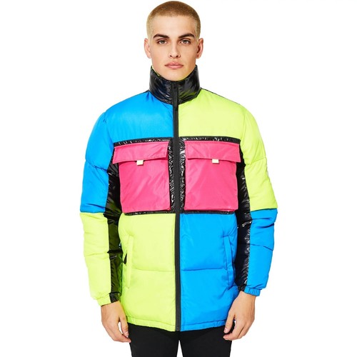Wesc men colorblock puffer - colorblock,