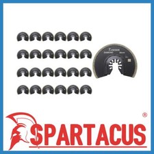 25 x Spartacus 88mm Diamond Coated Multitool Segment Saw Cutting Blades