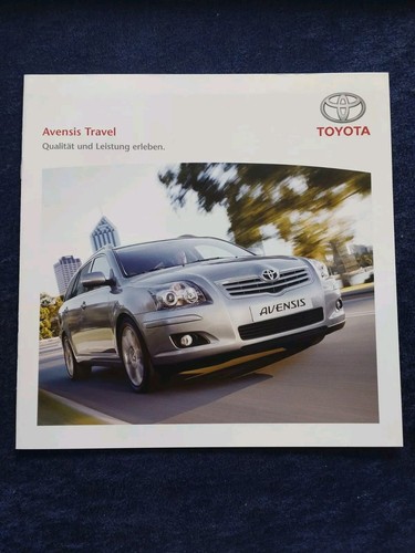 Toyota avensis travel - toyota, brochure