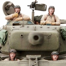 1/16 Scale Resin US Tank Crew Half Figures Unpainted Model Kit