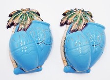 Beswick A Pair of Palm Tree Wall Pockets  No. 1063 VERY RARE