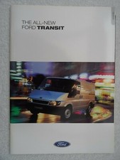 Ford Transit Brochure 2000: Van, Chassis Cab, Double Cab: SWB, MWB, LWB, LWB EL