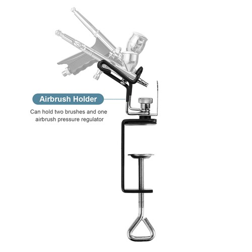 Dual airbrush holder - holder, stand