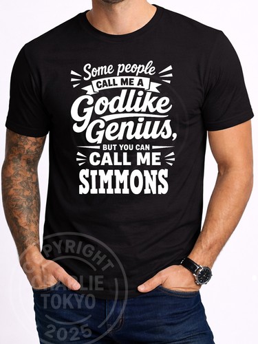 Simmons godlike genius shirt - simmons,