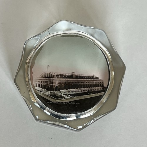 Antique bosselman glass - a.c.,