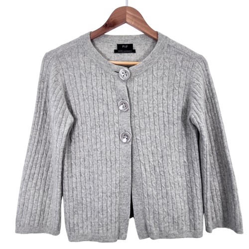 100 cashmere cardigan - f&f,