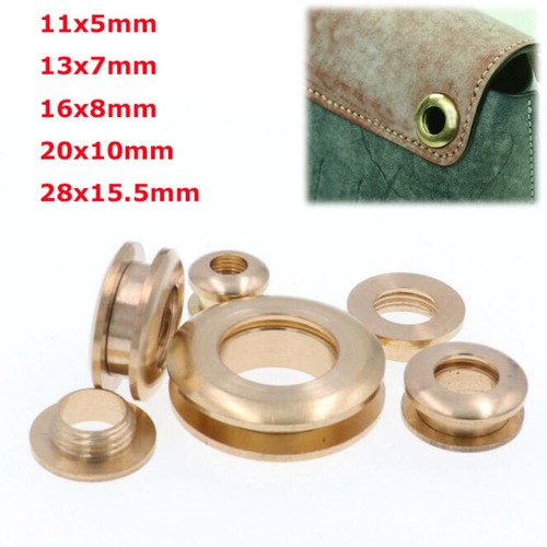 Solid brass eyelets screw - solid,