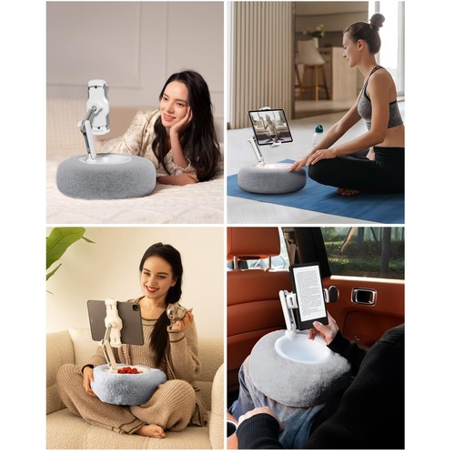 Plush fabric tablet stand for - plush,