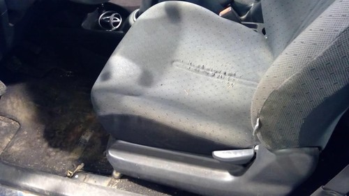 Driver front seat - seat, worn