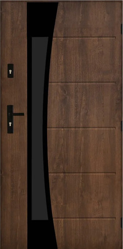 Modern walnut steel exterior - walnut,