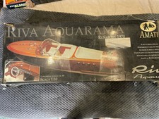 Amati Riva Aquarama 1:10 Scale  Italian Runabout  Wooden Model Kit