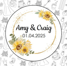 70 x  Personalised Wedding