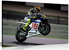 Valentino Rossi Moto Gp Canvas