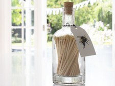 LUXURY LONG MATCHES FIRE GLASS