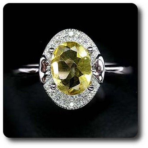 Citrine ring 925 silver - 925,