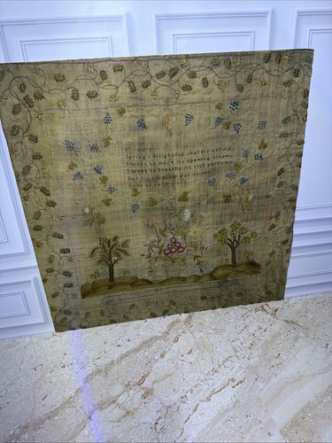 Antique 1822 needlework - antique,