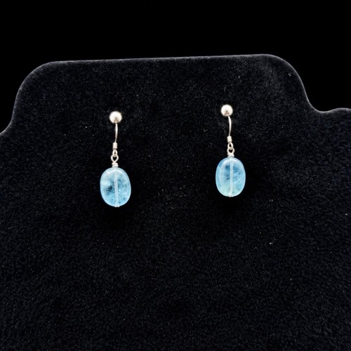 Natural blue topaz crystal - topaz,