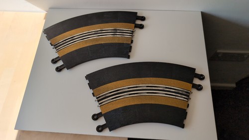 Scalextric chicane curve track - scalextric,