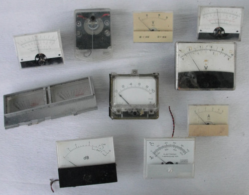 Job lot vintage analog - vintage, meters
