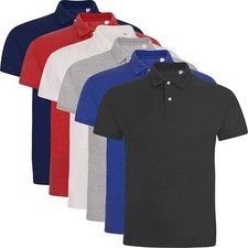 6 Pack Mens Polo Shirt Multipack Set Big Size Plus King Top T-Shirt 3XL 4XL 5XL