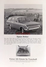 Vauxhall 'Victor 101' Estate Motor Car #1, Original 1966 Advert Print : 664-43