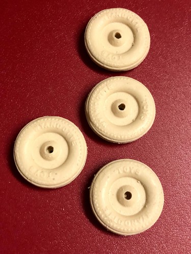 New solid white - rubber, tires