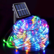 Solar powered led rope patio