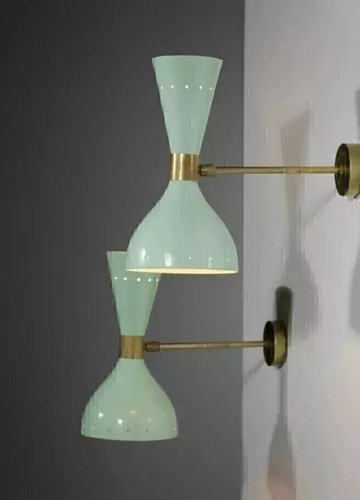 Pair 1950s mid century - pair,