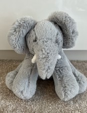 F&F TESCO GREY ELEPHANT SOFT TOY F&F COMFORTER DOUDOU FLORENCE FRED