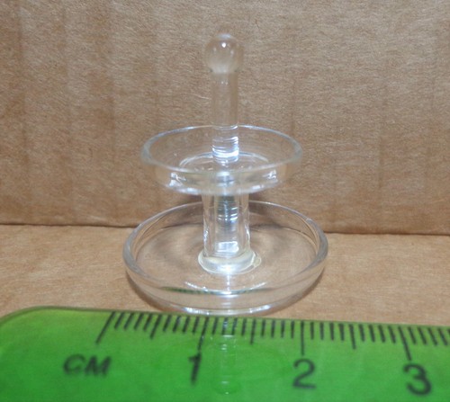 Two tier glass cake - glass,