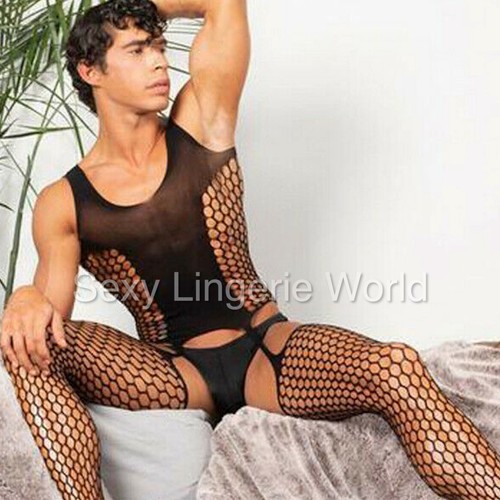 Men pleasure underwear fishnet - pleasure,