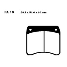 Pair brake pads - pair,