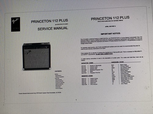 Fender princeton 112 plus - princeton,