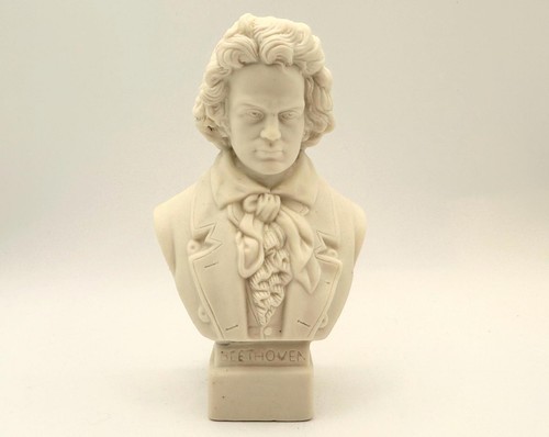 Antique parian beethoven - antique, bust