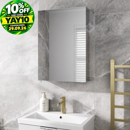 Bathroom single door mirror - bathroom,