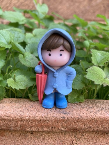 Cute figure holding - cute,