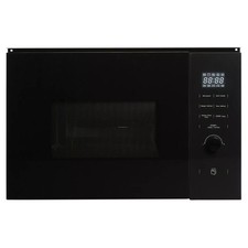 Cookology 25L Built-In Microwave Oven With Grill, 900W Black  - TCM25BGL