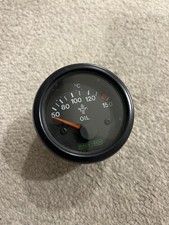 Racetech Electrical Oil Temperature Gauge - 50-150 Deg C, Black Dial, 52mm Dia